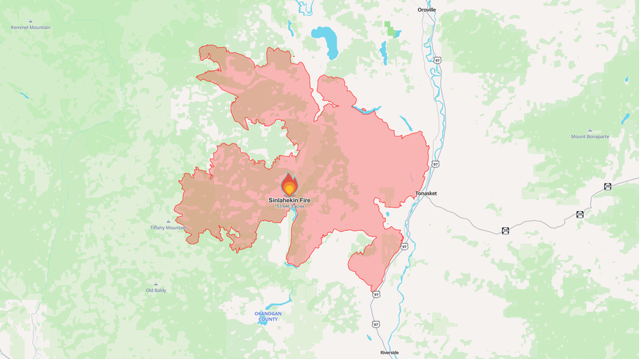 Sinlahekin Fire Map August 12