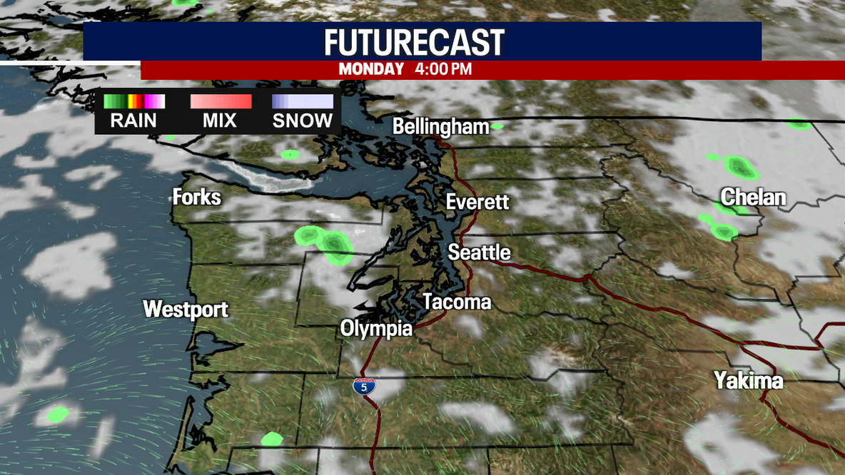 Seattle Weather: Stray Labor Day Showers