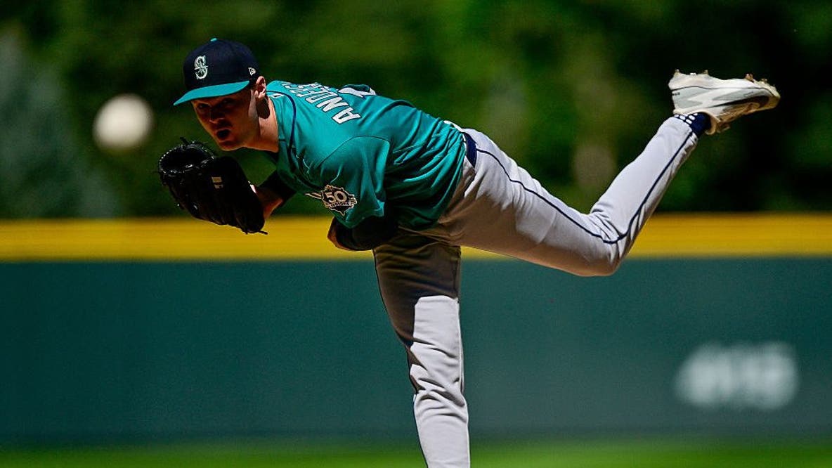Rookie Kade Anderson tosses seven scoreless innings as Seattle Mariners beat Rockies 2-1
