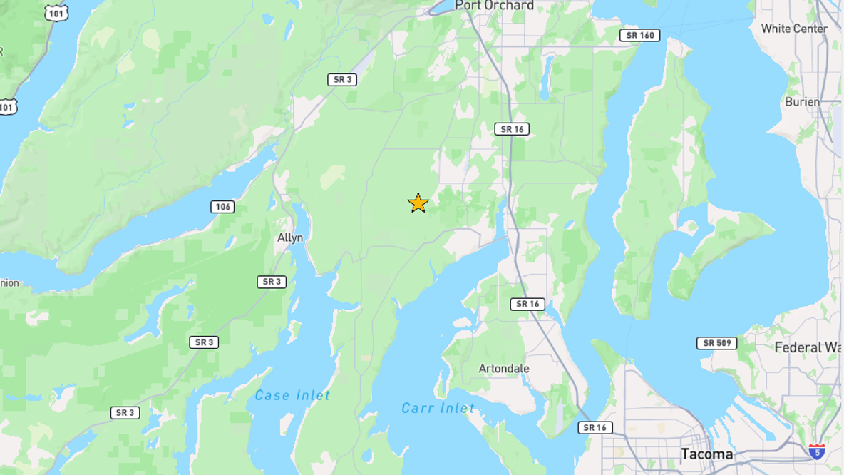 4.2 earthquake reported in Kitsap County