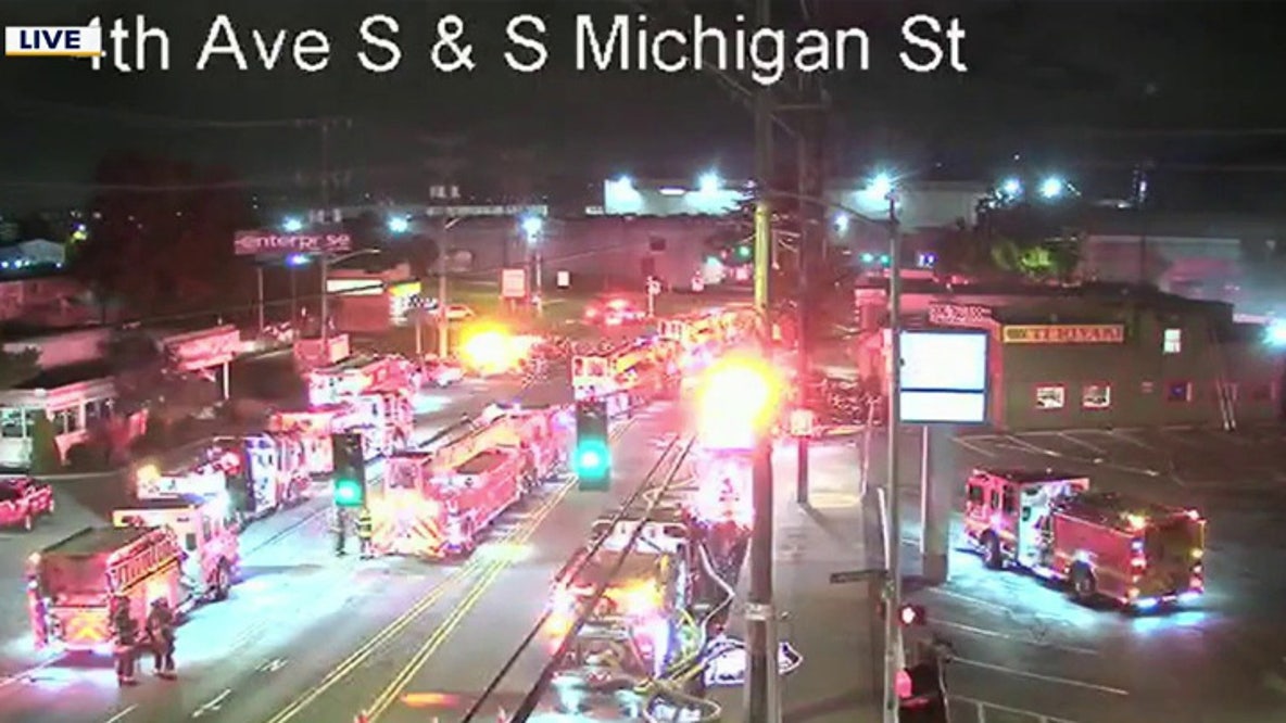Crews respond to fire in Seattle's Georgetown neighborhood