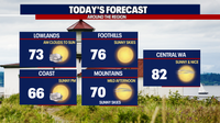 Seattle Weather: Foggy mornings with plenty of afternoon sunshine