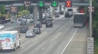Semi-truck fire slows northbound I-5 traffic near downtown Seattle