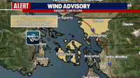 Seattle weather: Turning wet and breezy on Tuesday