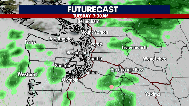 Seattle weather: Morning sprinkles to afternoon sunbreaks Tuesday