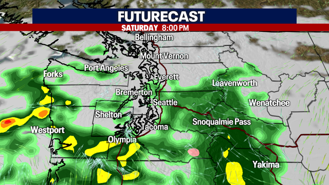 Seattle weather: Rain, possible thunderstorms this weekend