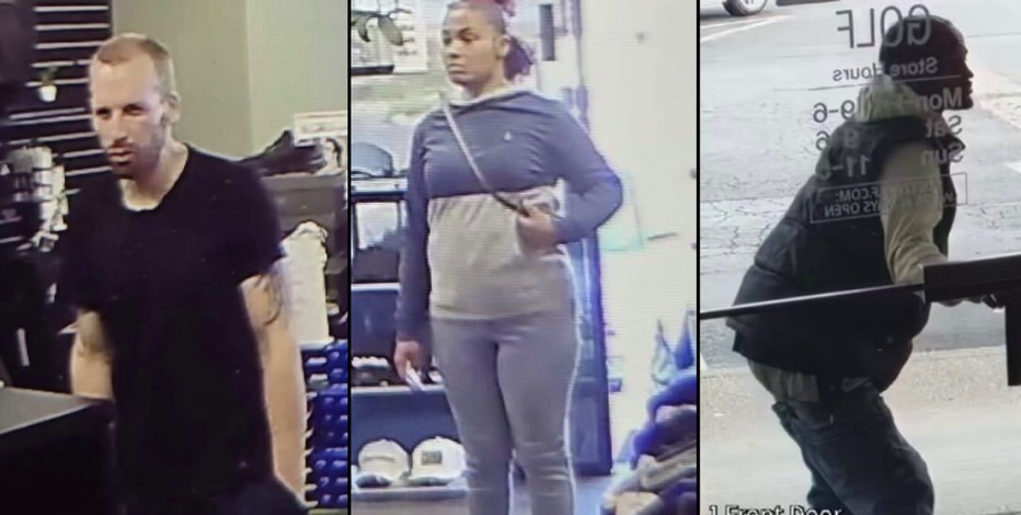 Bellevue, WA police seek ID of theft suspects targeting golf stores