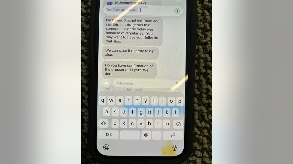 Ferguson And Jayapal Texts On Bite Of Seattle Shooting Press Conference