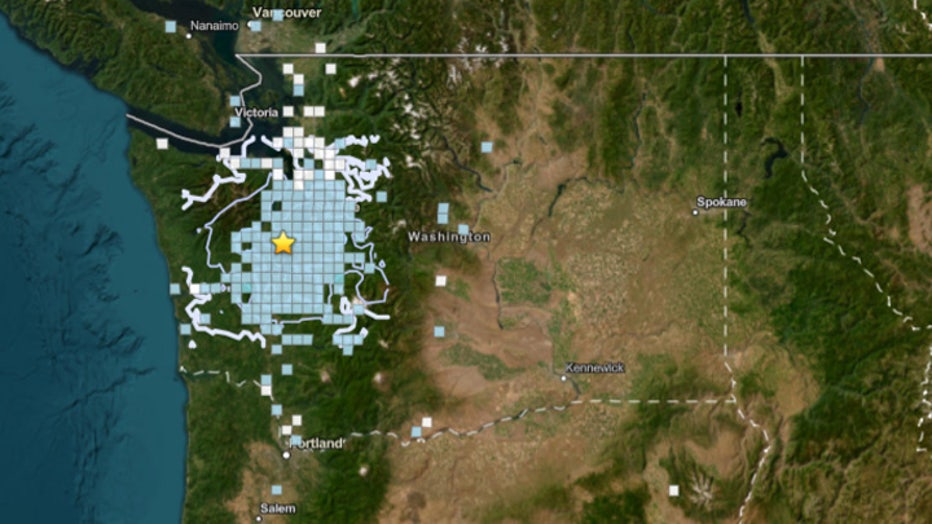A 4.2-magnitude earthquake struck near the Kitsap Peninsula on Tuesday afternoon, prompting over 9,000 "Did You Feel It?" reports across western Washington. The USGS released an aftershock forecast following the quake, estimating a 25% chance of a magnitude 3.0 or higher aftershock within the next week. The regional tremor follows a cluster of seismic activity across the Pacific Northwest over the last 48 hours, including quakes near Mount Adams and Vancouver Island.