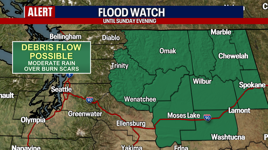 Flood Watch east of Cascades. 