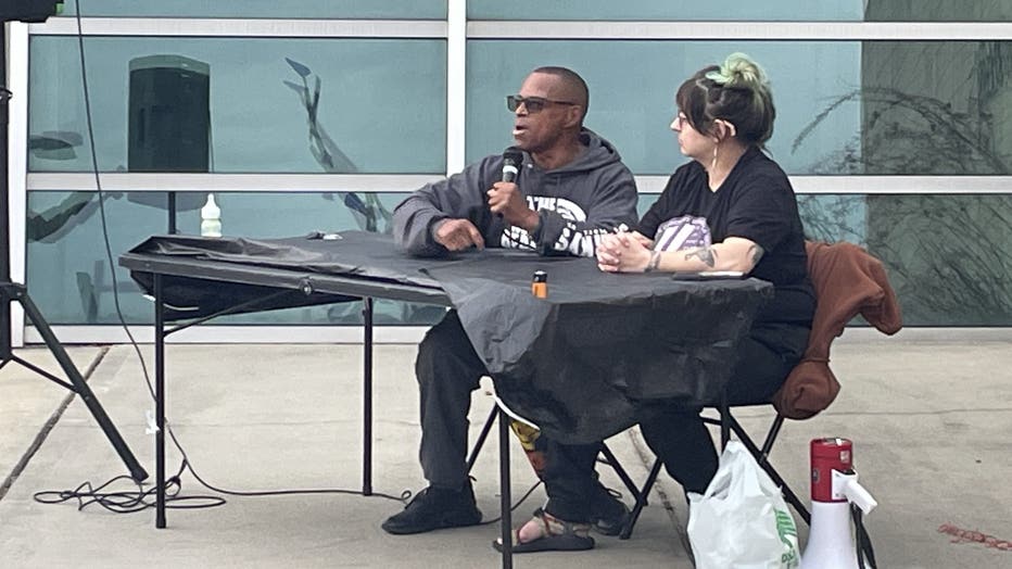 Ray Harris is pictured here at left. 
