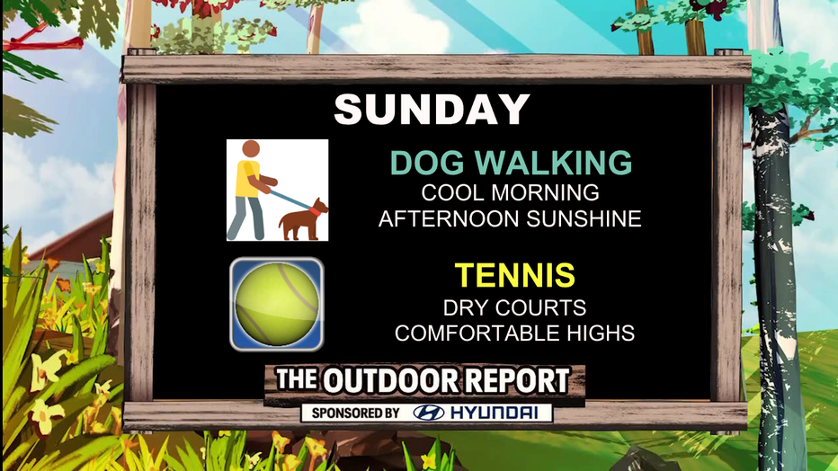 Plenty of fun outside on Sunday.