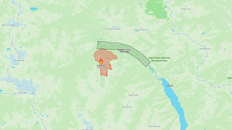 Sisi Fire Map September 8