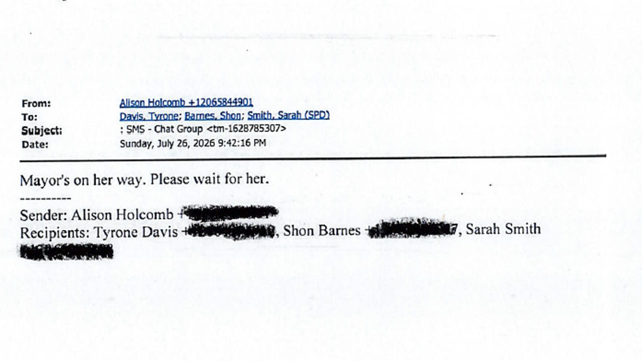 SPD Internal Texts Bite of Seattle Shooting