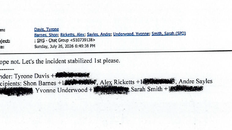 Bite of Seattle Shooting Response Texts