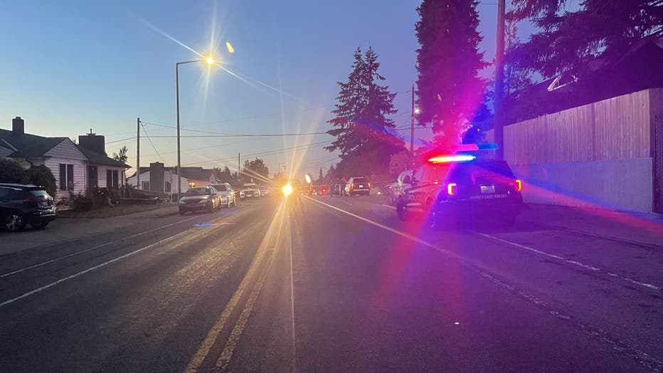The OIS and the initial DV call were still under investigation Sunday night.