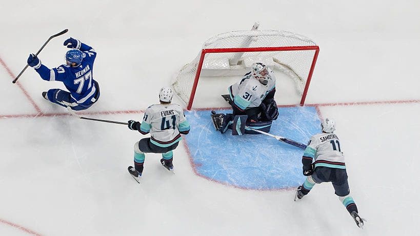 Seattle Kraken fall 4-3 in OT to Lightning