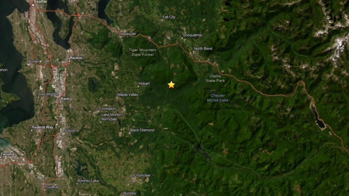 Magnitude 2.7 earthquake hits near Snoqualmie ahead of WA ShakeOut drill