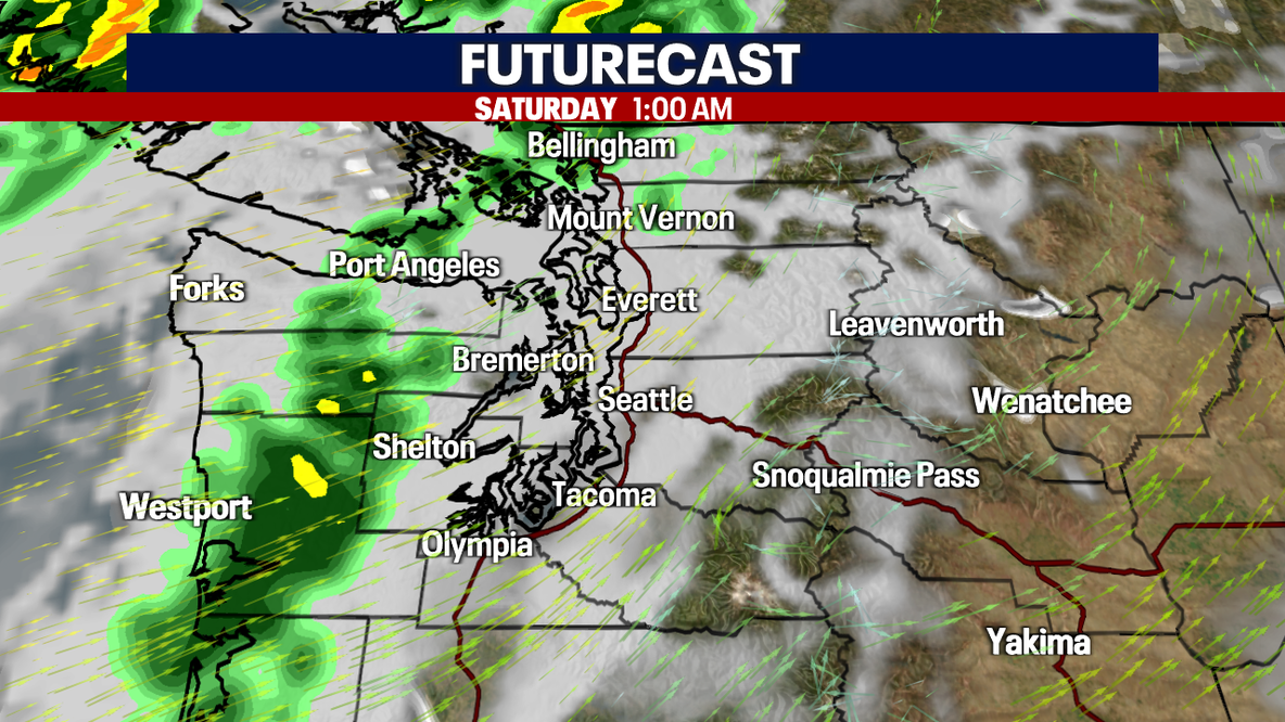Fall-like weather showers return to Seattle for the weekend