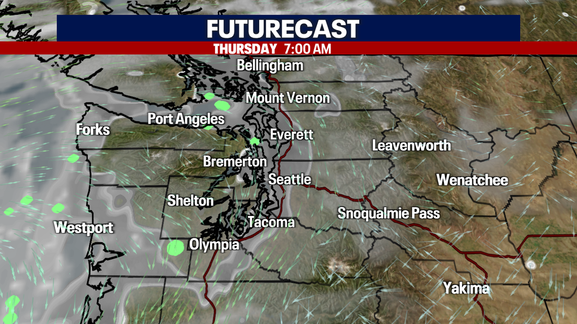 Seattle weather: Mild temperatures and morning clouds Thursday