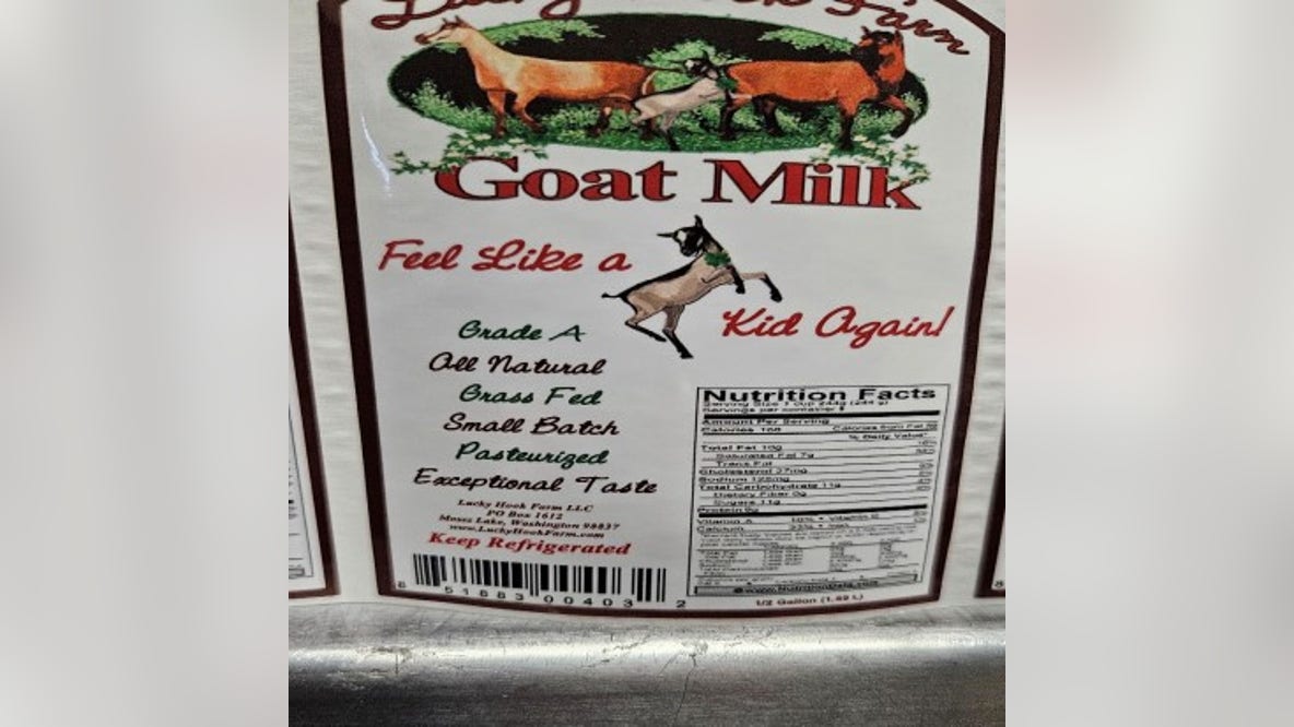 Goat milk recalled in WA for potential lack of pasteurization