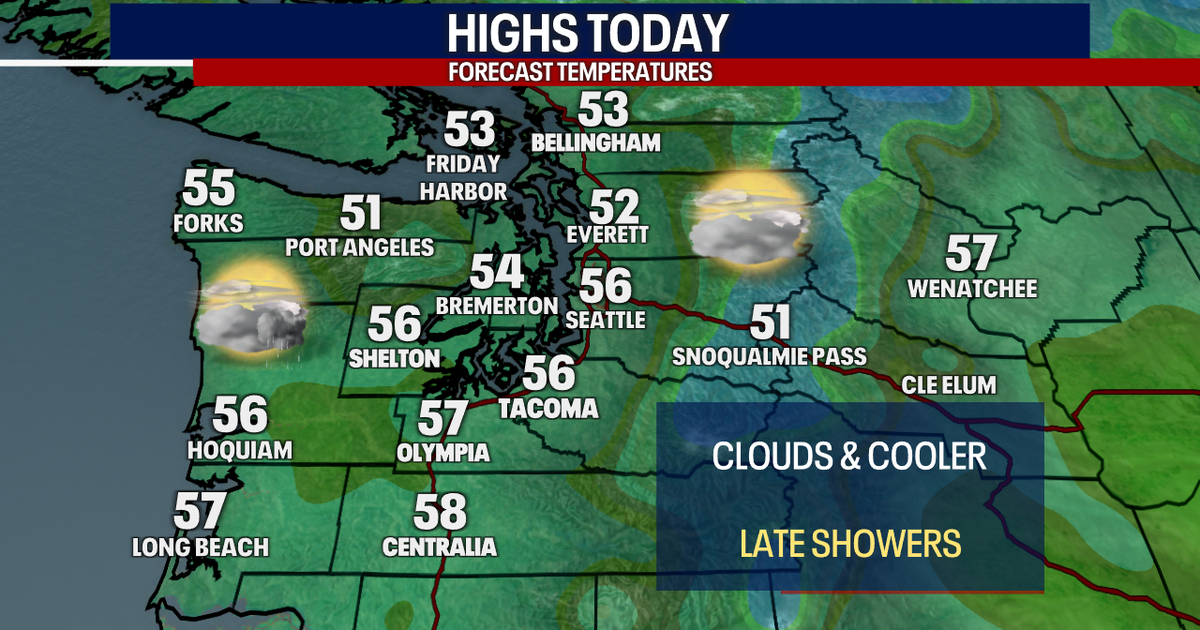 Fos Neqs Mostly cloudy Saturday, showers return late | FOX 13 Seattle