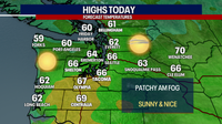 Seattle weather: Warmest day Wednesday, mostly sunny skies