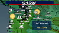 Seattle weather: Sunny and mild to start this week, dry weather ahead