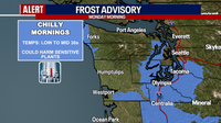 Seattle Weather: Clear and chilly Monday morning