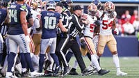 NFL suspends 49ers' Greenlaw after Seattle Seahawks headbutt