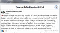 Alleged threats force cancellation of 2 WA high school football games