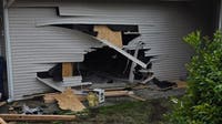 Homeowner feels lucky after truck crashes into duplex condo in Everett