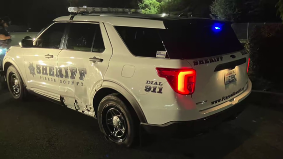 2 arrested after drive-by shooting and Pierce County, WA patrol car crash