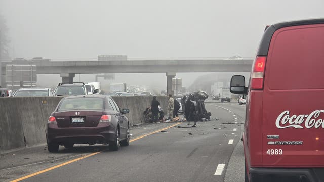 WSP: Woman stabs child after I-5 crash near DuPont, WA
