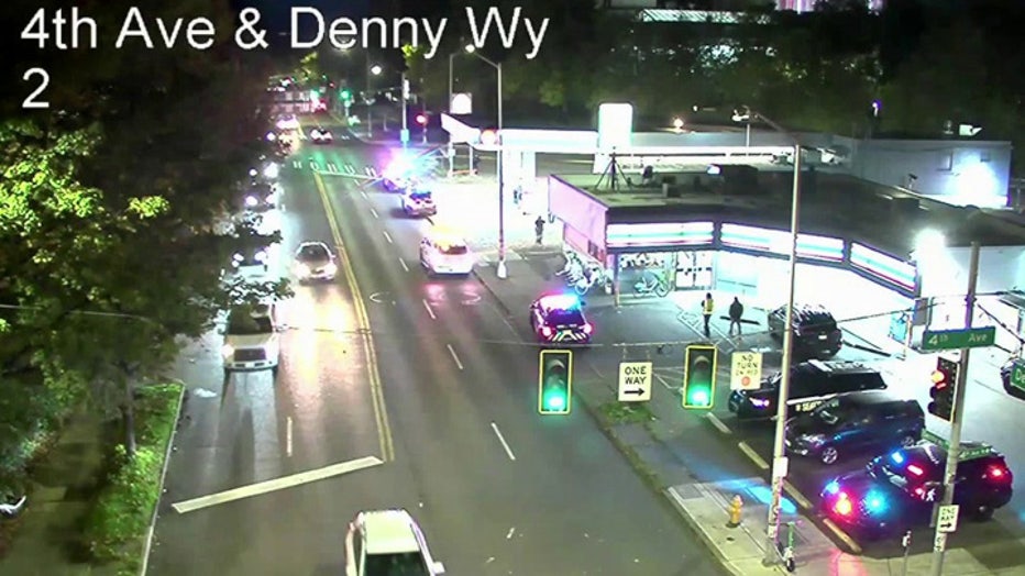 Seattle police are investigating a deadly shooting after a man was found dead inside a gas station in the Belltown neighborhood Tuesday morning. The incident was reported by SPD at 6:27 a.m. near the corner of Broad Street and 3rd Avenue, and no suspects are currently in custody. Authorities have not yet released further details as the investigation remains active and ongoing.