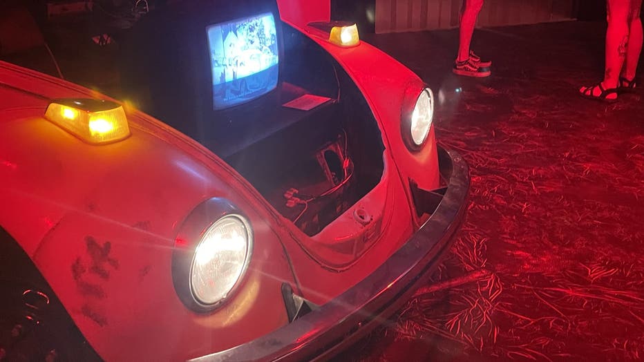 A replica of Ted Bundy's car at "Mind of a Serial Killer: The Experience" in Seattle.
