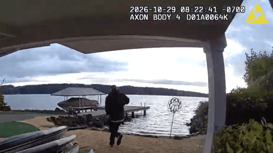 Seattle police arrested a 38-year-old man Thursday morning after he stole an SUV, rammed a police cruiser, and pointed a gun at officers. The victim used an AirTag to track the stolen vehicle in real time while riding in a patrol car with an officer across North Seattle. After the suspect abandoned the car and jumped into Lake Washington, he spent 25 minutes treading the cold water before surrendering to police.