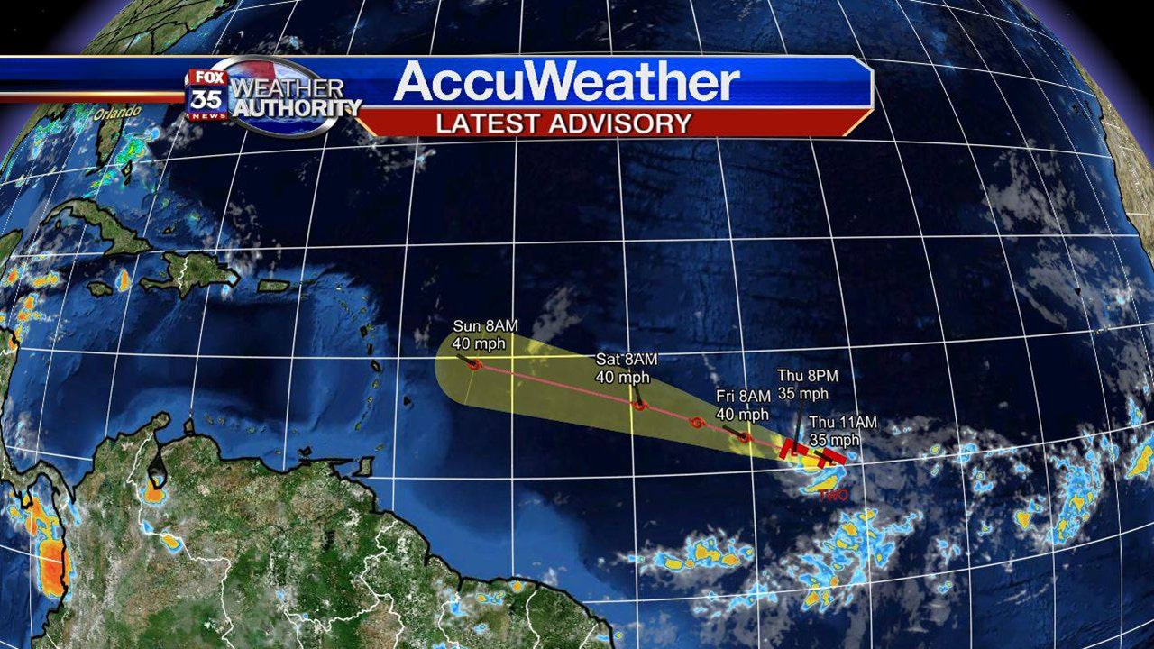 Tropical Storm Beryl forms in Atlantic