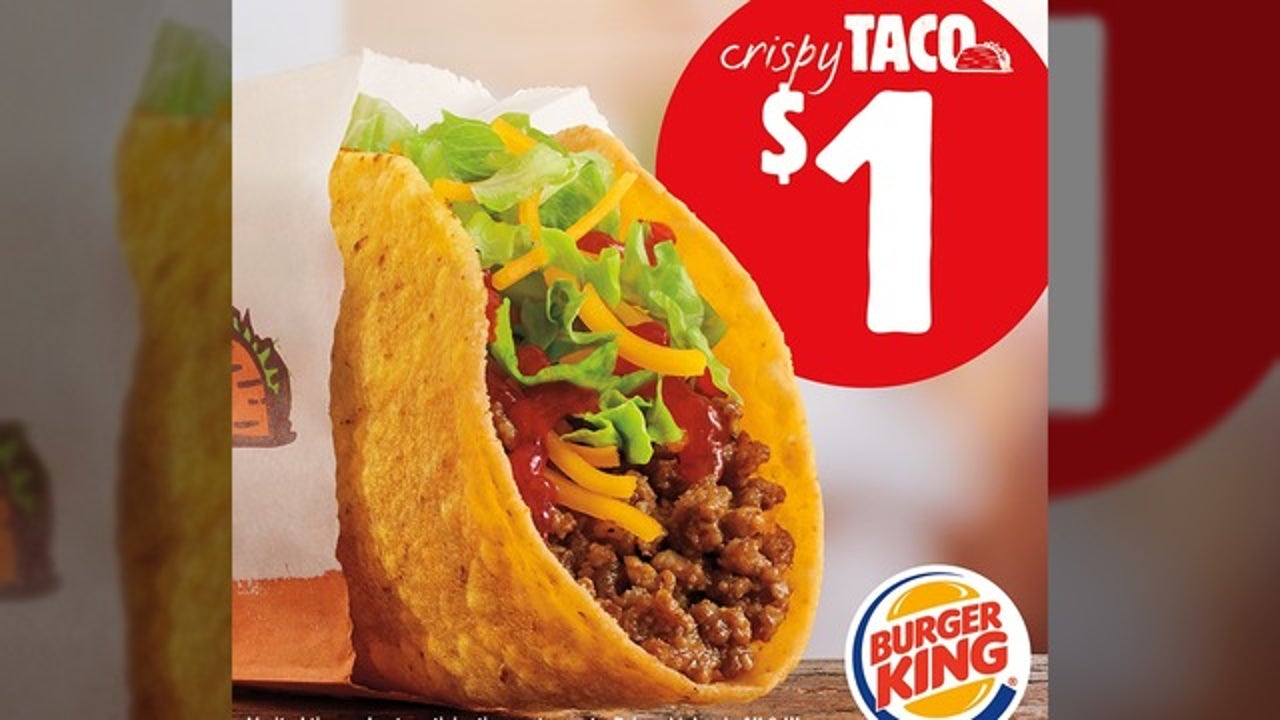 Burger King now sells $1 tacos nationwide