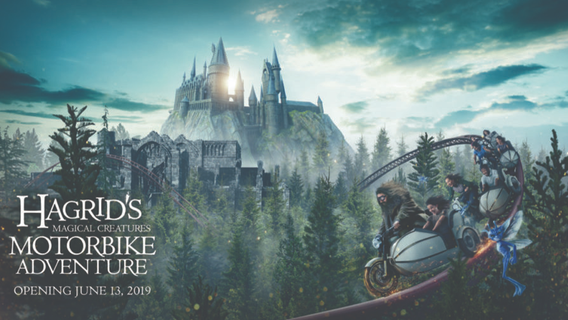 'Hagrid's Magical Creatures Motorbike Adventure' may feature virtual line option