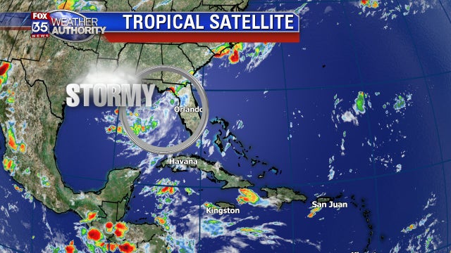 Hurricane Center tracking low over North Florida