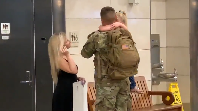 Video of soldier's homecoming at Orlando airport goes viral