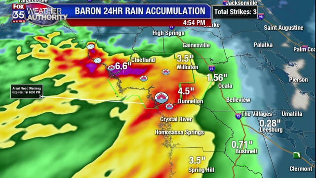 Flooding forces Marion County families from homes