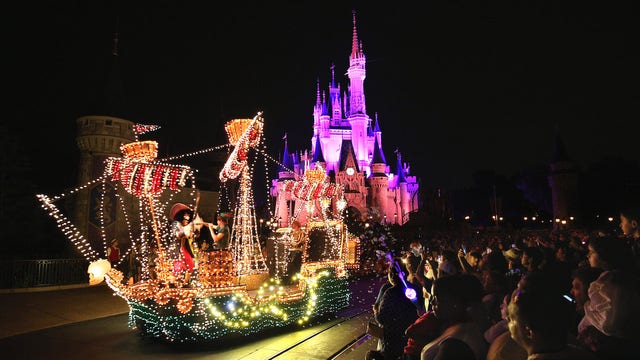 Main Street Electrical Parade leaving Disney World
