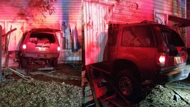 Police seek driver of SUV that crashed into Florida home