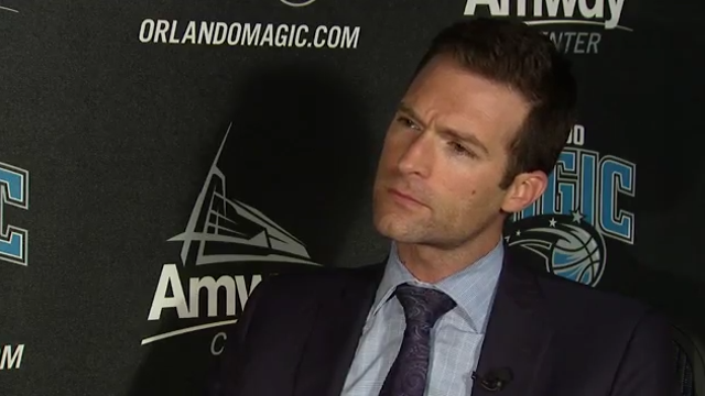 Orlando Magic general manager Rob Hennigan dismissed