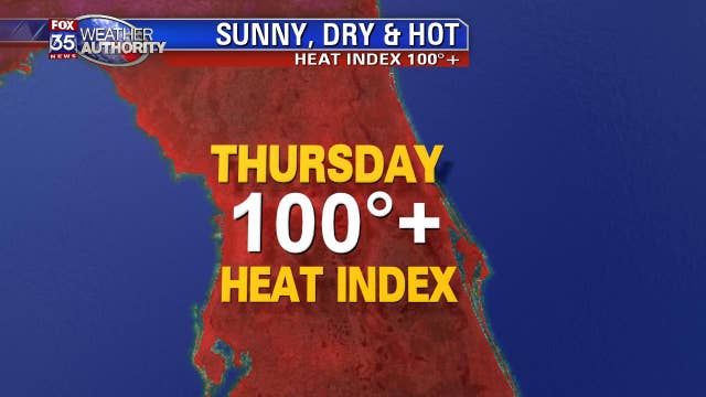After Dorian: 'Feels like' temps to reach triple digits across Central Florida