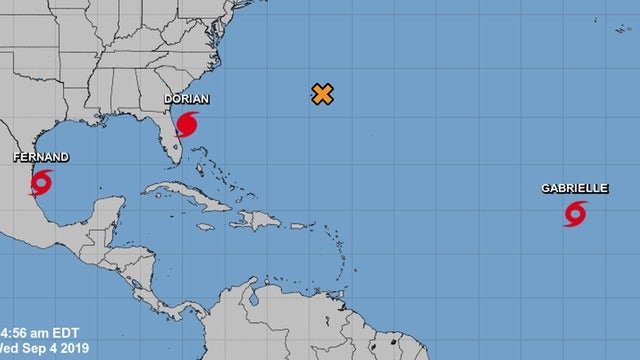 There are currently three named storms in the Atlantic