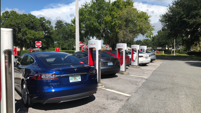 Fast charging stations coming to every service plaza on the Florida Turnpike
