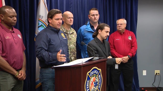 Governor DeSantis warns Floridians to monitor Dorian closely
